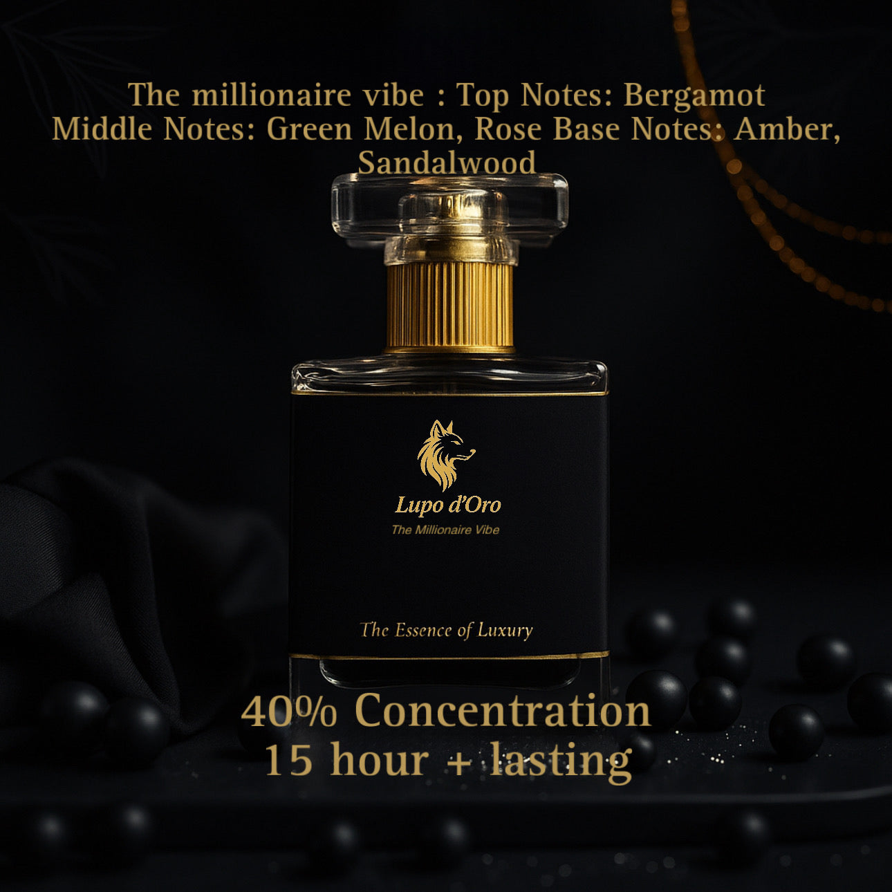 The Millionaire Vibe : Fresh and Rich (No Alcohol) Luxury in every Breath (Him) (Best Seller)