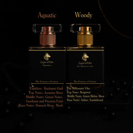 Timeless (Kashmiri Oud Special) : Aquatic  + The Millionaire Vibe : Woody LIMITED SALE