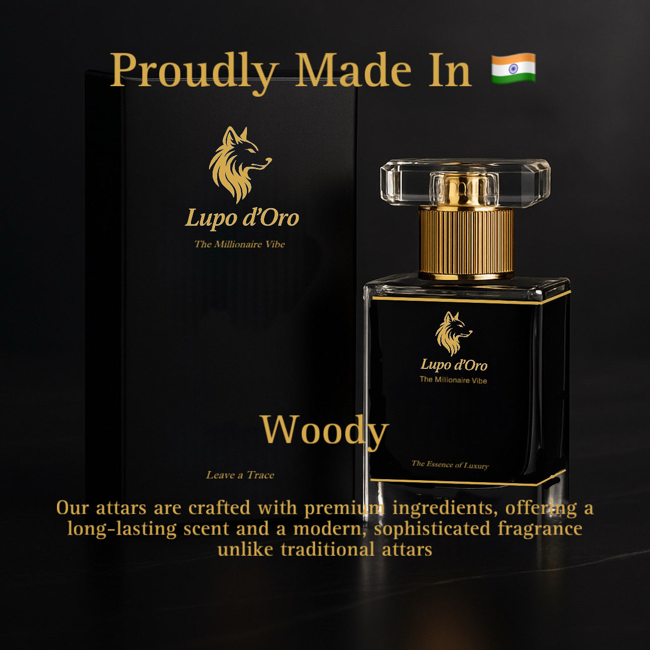 GIFT BOX FOR TWO : Millionaire Vibe + Mysterious (10 ml) Perfume Roll ons (More Concentration + More Long Lasting + More Projection)